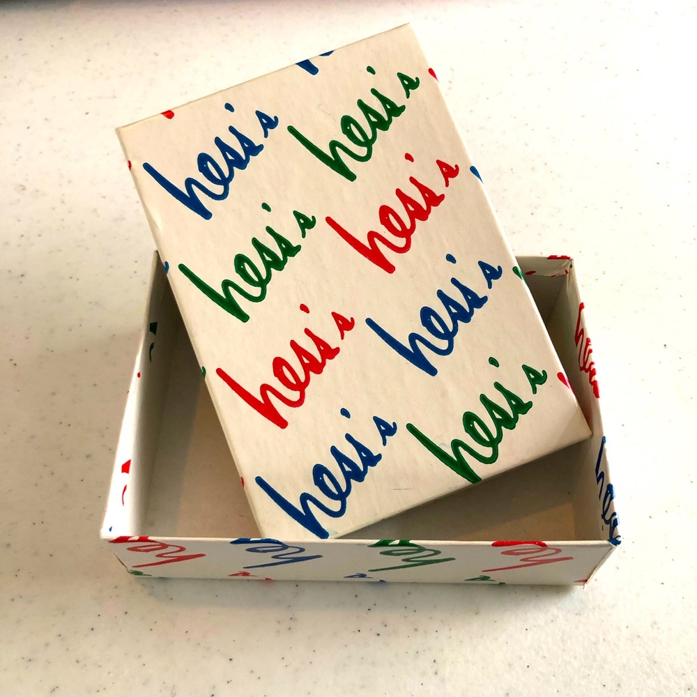 Hess’s Department Store Cardboard Jewelry Box